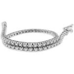 LADIES BRACELET 2 CT ROUND DIAMOND 14K WHITE GOLD