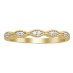 LADIES RING 1/15 CT ROUND DIAMOND 10K YELLOW GOLD