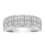 MEN'S RING 1/2 CT ROUND DIAMOND 10K YELLOW GOLD