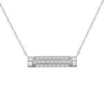 LADIES PENDANT 1/5 CT ROUND DIAMOND 10K ROSE GOLD (CHAIN INCLUDED)
